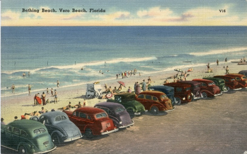 Vintage Atlantic Ocean Beach, Vero Beach, FL